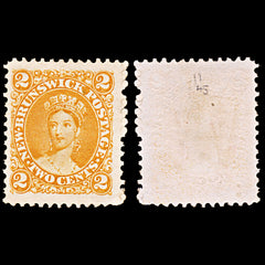 6609 New Brunswick SG10 2C Orange 1863. Sc#7 Mi5 Mint MNH. C£45, view 2