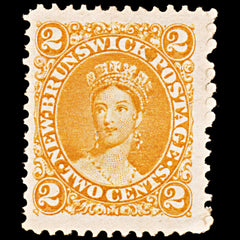 6609 New Brunswick SG10 2C Orange 1863. Sc#7 Mi5 Mint MNH. C£45, view 3