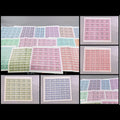 6634 East Germany SGE2197/2211 Set. Sheets of 100 1981. Sc#2085 Mi2633 . C£1500