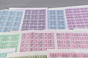 6634 East Germany SGE2197/2211 Set. Sheets of 100 1981. Sc#2085 Mi2633 . C£1500