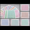 6635 East Germany SGE2197/2211 Set. Sheets of 100 1981. Sc#2085 Mi2633 . C£1500