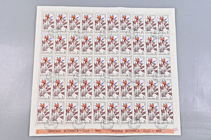 6640 Romania SG3314/3322 1965 Cluj Botanical Gardens Sheets Used. C£65