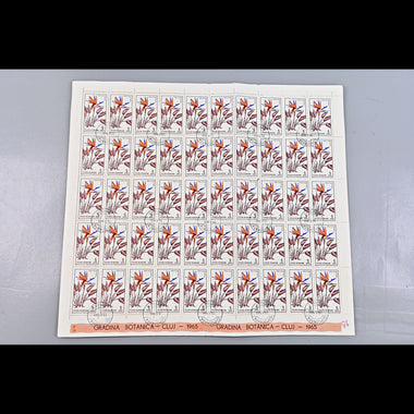 6640 Romania SG3314/3322 1965 Cluj Botanical Gardens Sheets Used. C£65, image 5