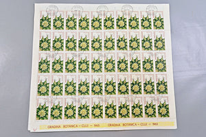 6640 Romania SG3314/3322 1965 Cluj Botanical Gardens Sheets Used. C£65