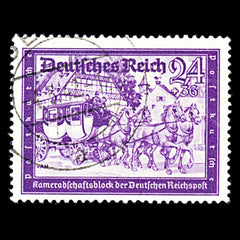 6757 Germany SG766 24+36 Black Purple Violet 1941. Sc#B158A Mi 778 Used. C£18, view 3