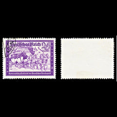 6758 Germany SG766 24+36 Black Purple Violet 1941. Sc#B158A Mi 778 Used. C£18, view 1