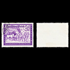 6758 Germany SG766 24+36 Black Purple Violet 1941. Sc#B158A Mi 778 Used. C£18, view 2