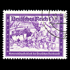 6759 Germany SG766 24+36 Black Purple Violet 1941. Sc#B158A Mi 778 Used. C£18, view 3