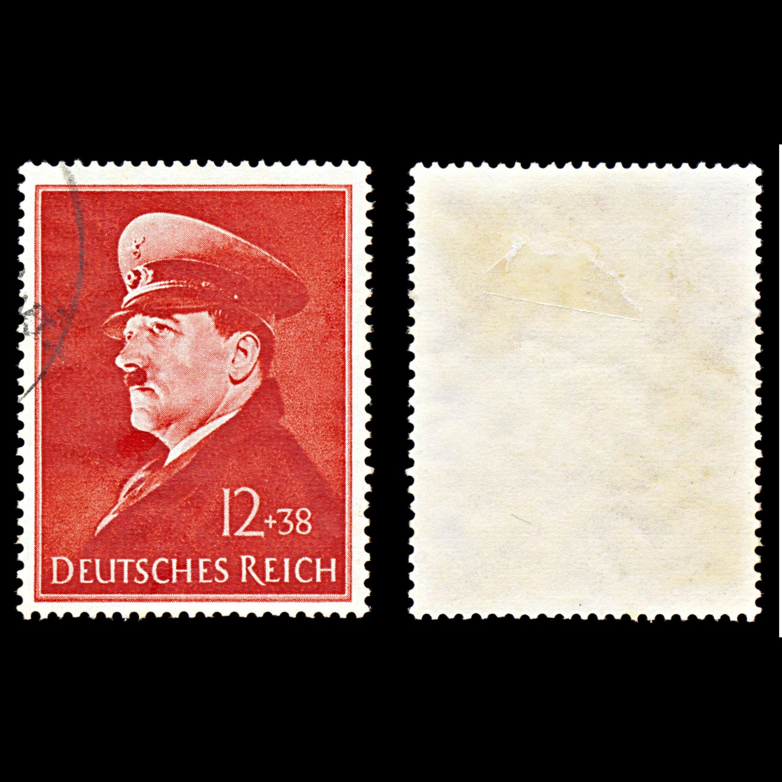 6760 Germany SG760a 12+38 Dark Brownish Red 1941. Mi 772y Used. C£26