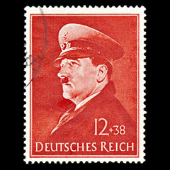 6760 Germany SG760a 12+38 Dark Brownish Red 1941. Mi 772y Used. C£26, view 3