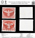 6761 Germany SG M805a Red Brown 1943. Sc#MQ1a Mi FP2Bx Used. C£158