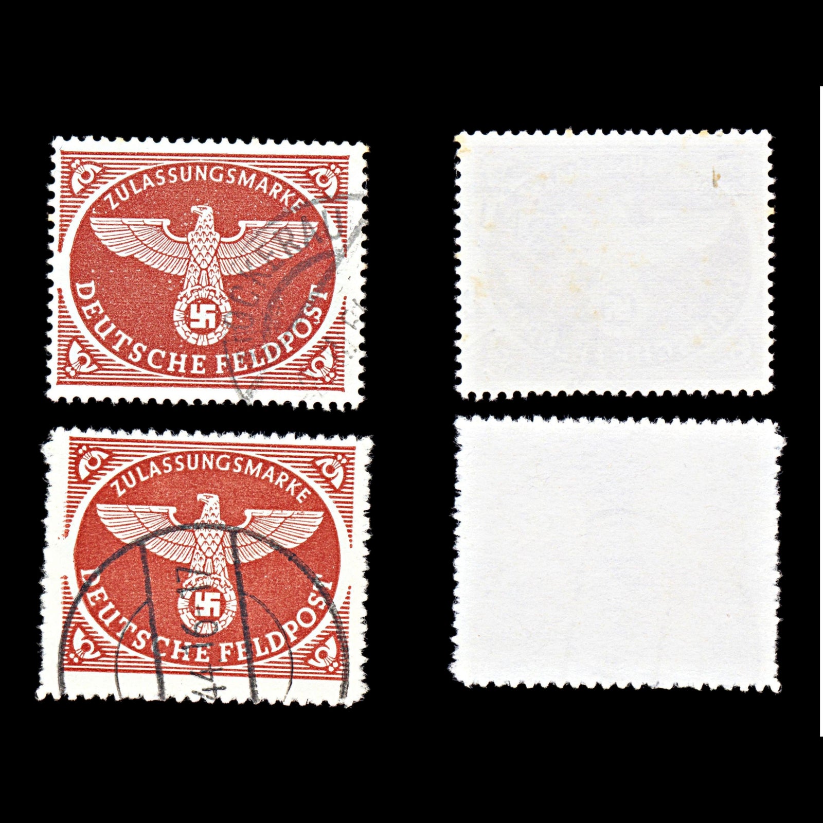 6761 Germany SG M805a Red Brown 1943. Sc#MQ1a Mi FP2Bx Used. C£158