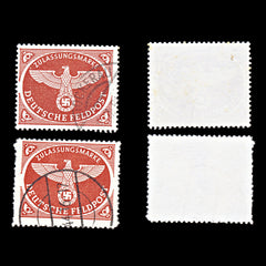 6761 Germany SG M805a Red Brown 1943. Sc#MQ1a Mi FP2Bx Used. C£158, view 2