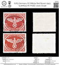 6763 Germany SG M805a Red Brown 1943. Sc#MQ1a Mi FP2Bx Used. C£158