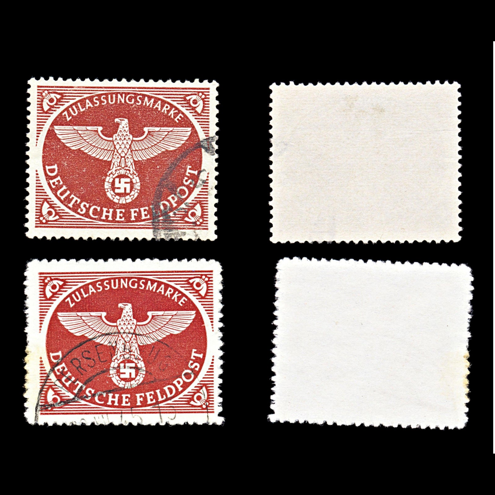 6764 Germany SG M805a Red Brown 1943. Sc#MQ1a Mi FP2Bx Used. C£158