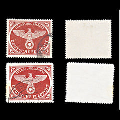 6764 Germany SG M805a Red Brown 1943. Sc#MQ1a Mi FP2Bx Used. C£158, view 1