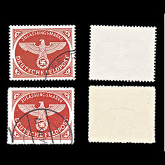 6765 Germany Red Brown 1943. Mi FP2By Used. C£158, view 1