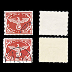 6765 Germany Red Brown 1943. Mi FP2By Used. C£158, view 2