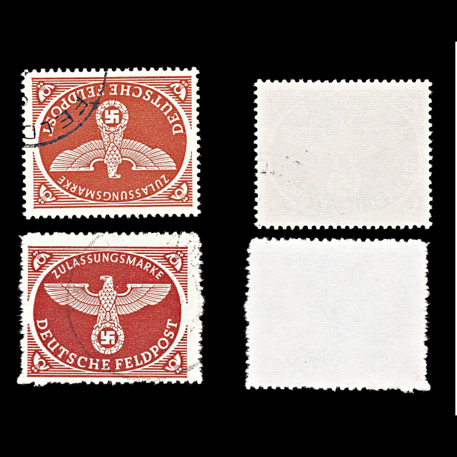 6767 Germany Red Brown 1942. Mi FP2Az Used. C£158