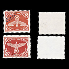 6767 Germany Red Brown 1942. Mi FP2Az Used. C£158, view 2