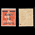 6786 Memel SG17 10 Orange Red 1920. Mi 19x Mint MH. C£23