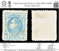 6794 Venezuela SG102 5 C Blue 1880. Sc#68 Mi 23x Used. C£10