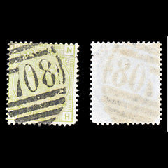 6815 GB SG153 4D Sage Green. Plate 15 "NH" 1877. Sc#70 Used. C£325, view 1