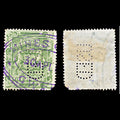 6845 South Africa Company SG20 2D Olive Green & Red 1892. Sc#3 Mi 17 Used. C£450