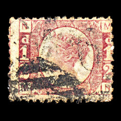 6859 GB SG49 ½D Rose. Plate 19 "MN" 1878. Sc#58 Mi 36 Used. C£65, view 3
