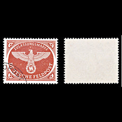 6865 Germany SG M805 Red Brown 1942. Sc#MQ1 Mi FP2Ax Used. C£140, view 1