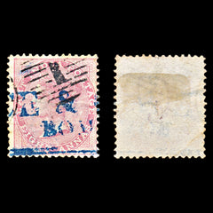 6871 India SG73 8A Rose 1868. Sc#28 Mi 26 Used. C£10, view 2