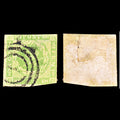 6913 Denmark SG12 8 Sk Green 1857. Sc#5 Mi 5 Used. C£75