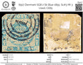 6917 Denmark SG8 2 Sk Blue 1855. Sc#3 Mi 3 Used. C£65