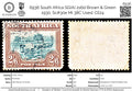 6936 South Africa SG(A) 2s6d Brown & Green 1930. Sc#30e Mi 38C Used. C£24