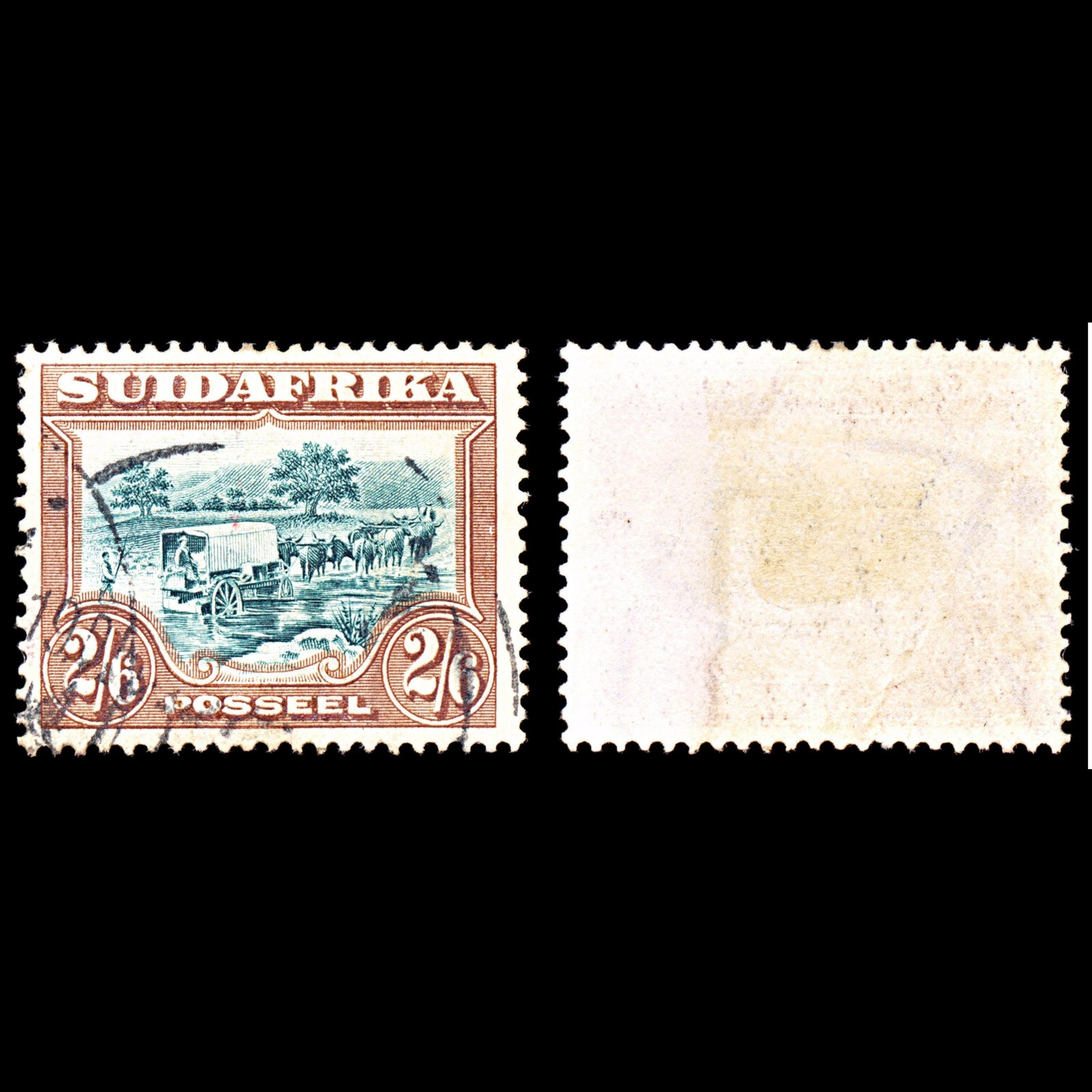 6937 South Africa SG(E) 2s6d Brown & Green 1930. Sc#30d Mi 37C Used. C£24