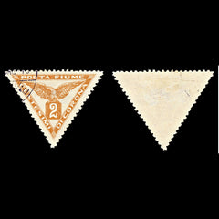 6973 Fiume SG N91 2c Yellow Brown 1919. Sc#P2 Mi 49I Used. C£13, view 1