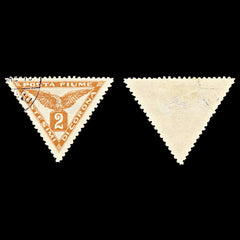 6973 Fiume SG N91 2c Yellow Brown 1919. Sc#P2 Mi 49I Used. C£13, view 2