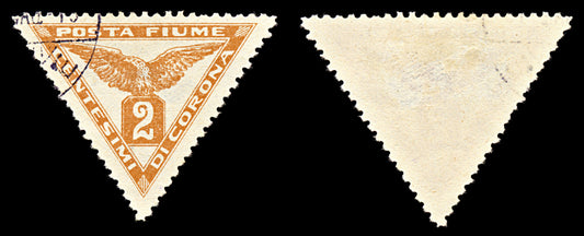 6973 Fiume SG N91 2c Yellow Brown 1919. Sc#P2 Mi 49I Used. C£13