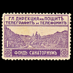 6978 Bulgaria SG268f 1 Lev Violet Brown 1929. Sc#RA5 Mi Z9 Mint MNG. C£16, view 3