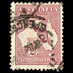 7000 Australia SG110 2S Maroon 1929. Sc#99 Mi 85 Used. C£17, view 3