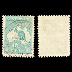 7002 Australia SG109 1S Blue Green 1929. Sc#98 Mi 84X Used. C£11, view 1