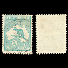 7002 Australia SG109 1S Blue Green 1929. Sc#98 Mi 84X Used. C£11, view 2