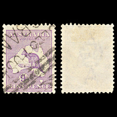 7003 Australia SG39 9D Violet 1916. Sc#50a Mi 46XII Used. C£11, view 2