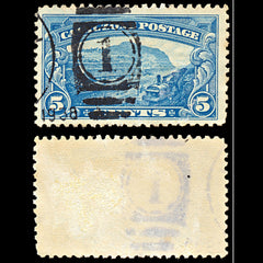 7016 Canal Zone SG109 5C Indigo 1929. Sc#107 Mi 72A Used. C£40, view 1