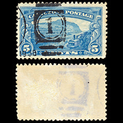 7016 Canal Zone SG109 5C Indigo 1929. Sc#107 Mi 72A Used. C£40, view 2