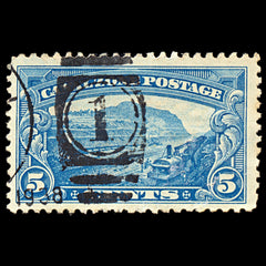 7016 Canal Zone SG109 5C Indigo 1929. Sc#107 Mi 72A Used. C£40, view 3