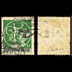 7028 Germany SG135 10 Blackish Olive Green 1920. Sc#274 Mi 137I Used. C£23, view 1