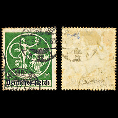 7028 Germany SG135 10 Blackish Olive Green 1920. Sc#274 Mi 137I Used. C£23, view 2