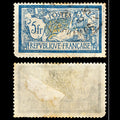7030 France SG308 5F Blue & Buff 1900. Sc#130 Mi 100xa Used. C£100