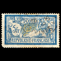 7030 France SG308 5F Blue & Buff 1900. Sc#130 Mi 100xa Used. C£100, view 3